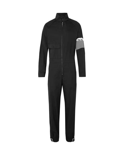 prada nylon boiler suit.